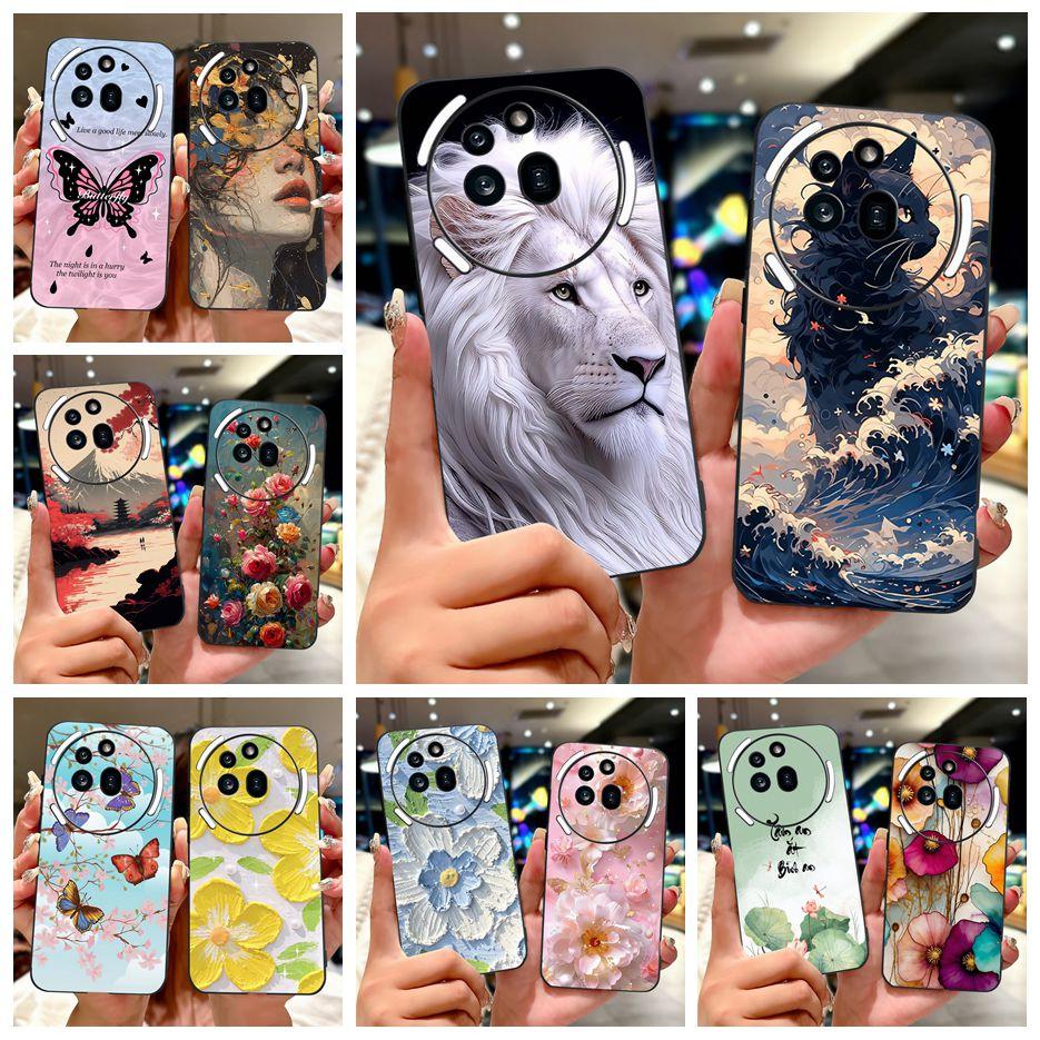 Чехол для Nothing Phone 3A Pro A059P Милый Кот Лев Расписной Чехол Ударопрочный Чехол для Телефона Для Nothing Phone 3A Phone3A Pro Мягкие Чехлы