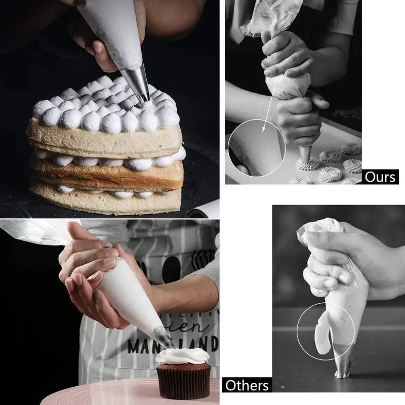 100PCS/Lot Pastry Piping Sleeves Leak Disposable Bag Confectionery Cake Accessories Baking Decorations Pocket Syringe Icing Cream Squeezing