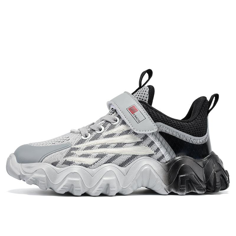 Children's Shoes Breathable Boys' Shoes  Spring and Autumn Children's Sports Shoes Big Children Boys Fly Weaving Shoes