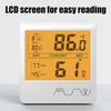 Многофункциональный термометр гигрометр автоматический электронный монитор температуры и влажности часы 3,2-дюймовый большой ЖК-экран