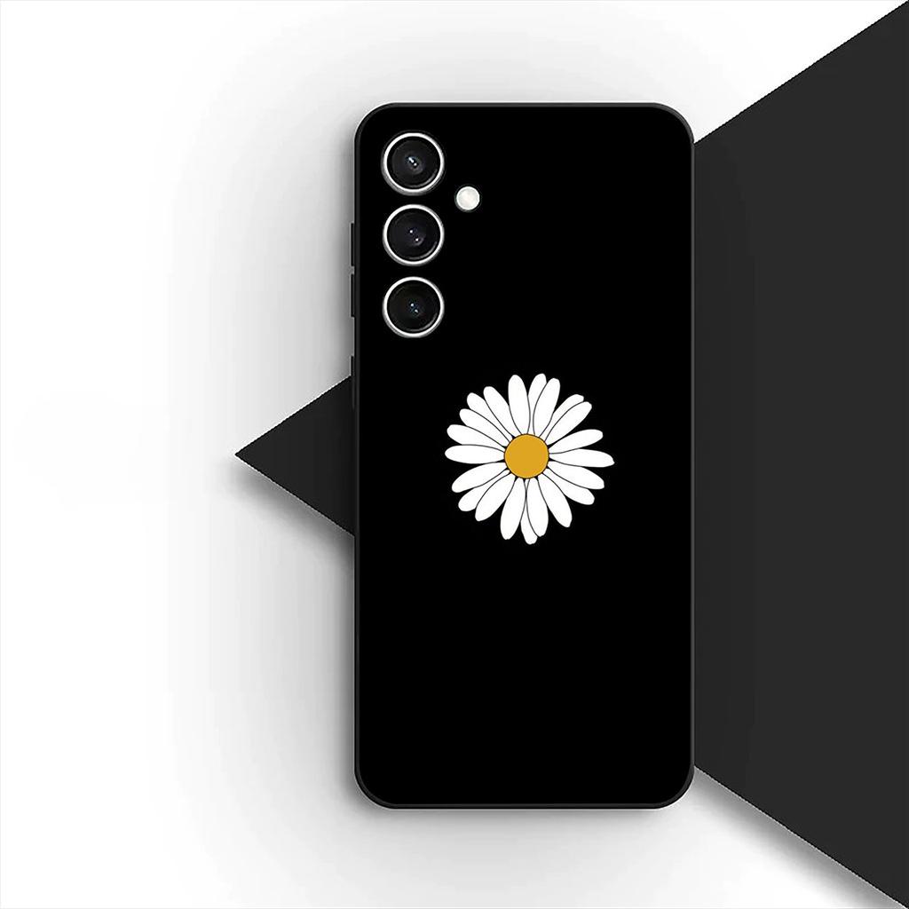 for Samsung Galaxy A35 A36 A55 A26 A05 A06 A14 A50 A51 A53 A54 A12 A13 A23 Phone Cover Case Fresh Little Daisy Flower Wallpaper