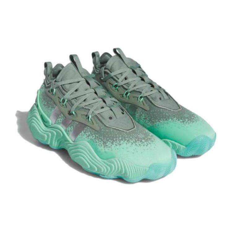 Adidas Кроссовки унисекс Trae Young 3 Jade Green Pulse-Mint Silver-Metallic IF5591