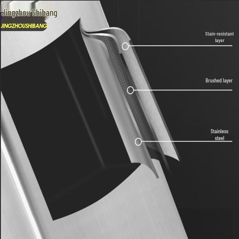 Jingzhou Shibang Commercial Stainless Steel Foot Pedal Waste Bin