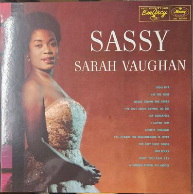 Виниловая пластинка SARAH VAUGHAN - Sassy MG36089 EmArcy 2024 США Джаз