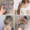 Oversized Scrunchies Organza Hair Ties Elastic Hair Band Women Girs Ponytail Holder Hair Ropes Hair Accessories