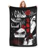 Narutos ITACHI UCHIHA Blanket Coral Fleece Plush Air Conditioning Breathable Ultra-Soft Throw Blankets for Home Car Bedspread