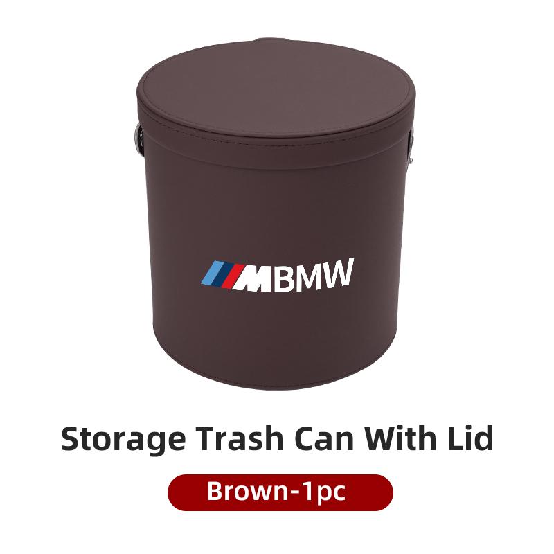 BAGF7 2026 Car Sticker Decorative Goods Storage Box Car Wastebasket Interior for BMW X1 X2 X3 X5 X4 X6 X7 G30 G20 G32 G11 G12 F40 F30