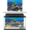 FILFEEL Фон для аквариума Украшения для рыб Картинки ПВХ Самоклеящийся плакат Подводный коралловый фон Декоративная бумага Наклейки-прилипалы Стикер(61 * 41см)