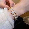 Double-layer Wound Freshwater Pearl Bracelet Light Luxury Niche Design Bracelet Fashion Versatile Jewelry Women