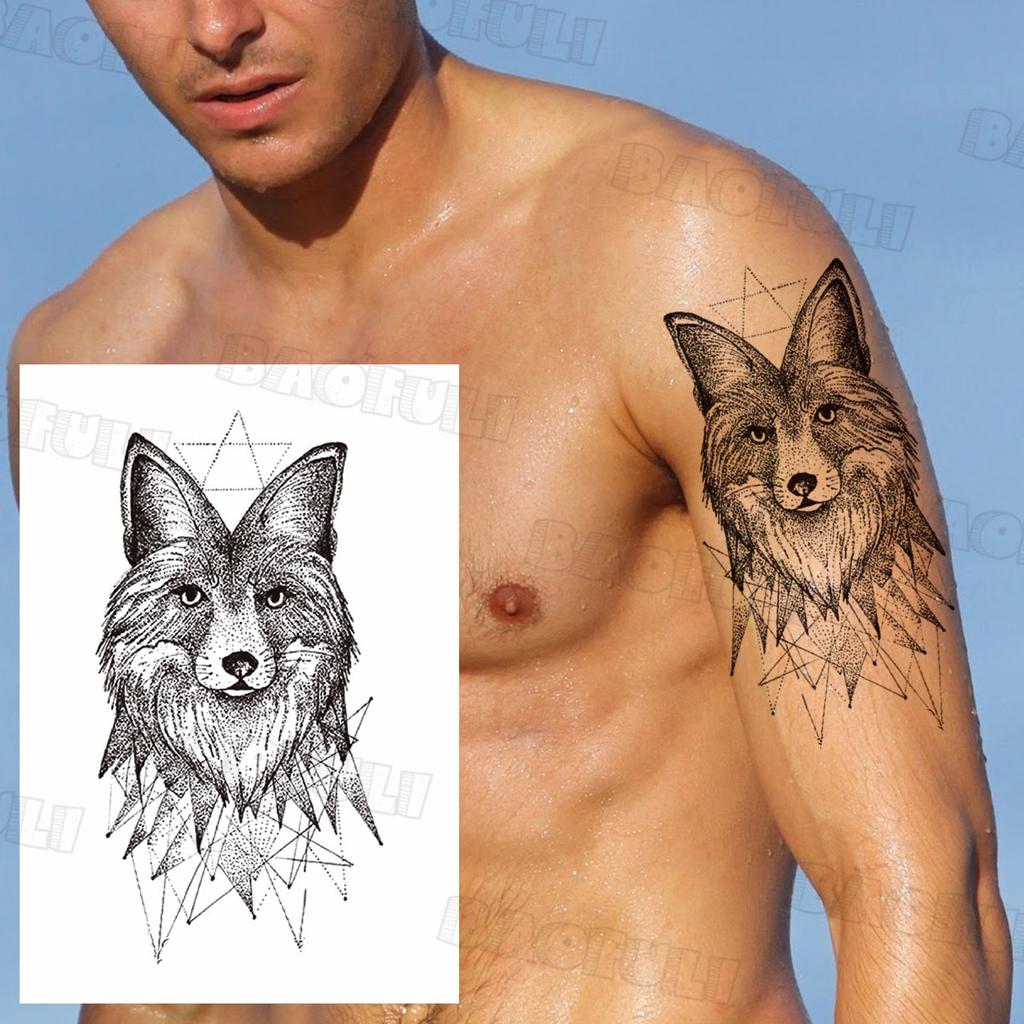 Черный пиратский череп, парусный спорт, временная татуировка для мужчин и женщин, реалистичная сова, лев, клоун, поддельная татуировка, наклейка, крутая татуировка на предплечье, грудь, татуировка