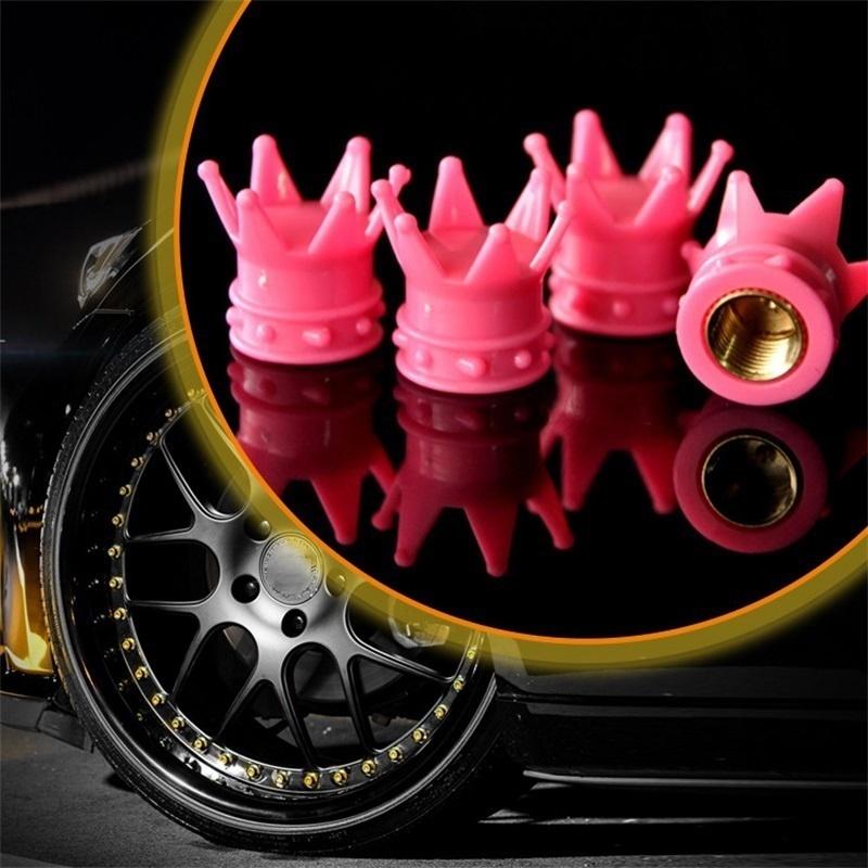 2 X Универсальные золотые колпачки на ниппель шины для автомобиля, грузовика, велосипеда, обода колеса, аксессуары для велосипеда