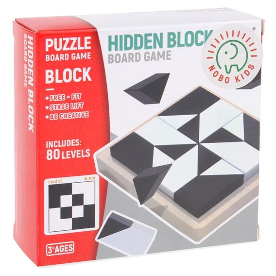 3D Hidden Blocks Puzzle Tangram Logic Board Game