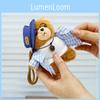 Animal Bear Plush Keychain 12in Short Plush Soft Backpack Gift For Kids Gift