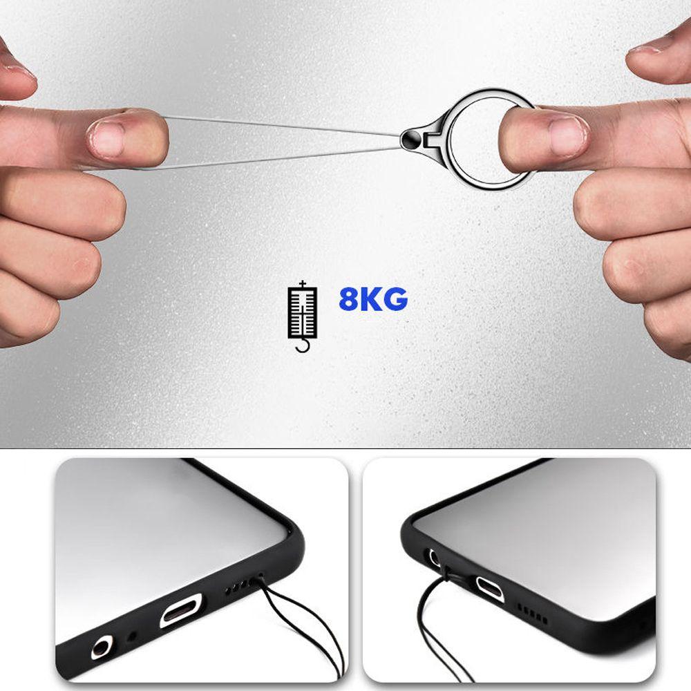 For Mobile Phone Ring Hang Rope Metal Stand Mobile Holder Finger Ring Lanyard Mobile Phone Straps
