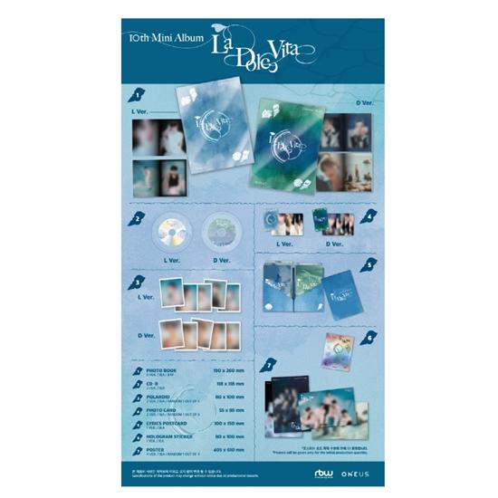 ONEUS - мини 10 [La Dolce Vita] (Основная версия) случайный