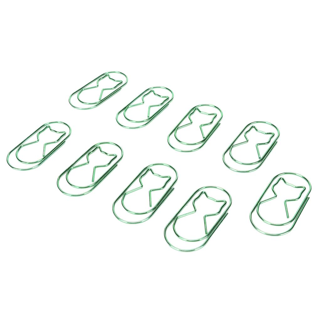 30 шт. скрепок для бумаг в форме железного кота, многофункциональная скрепка для бумаг для офисных инструментов для организации документов