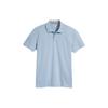 Levis Casual Comfortable Solid Color Short Sleeve Polo Shirt Men Polo Shirts Sky-Blue A7249-0003