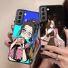 Чехол для телефона Demon Slayer Fundas для Samsung Galaxy S9 S8 S10 S21 S22 S20 Plus Ultra S21fe S10 Lite S10e Note 20 10plus, мягкий чехол