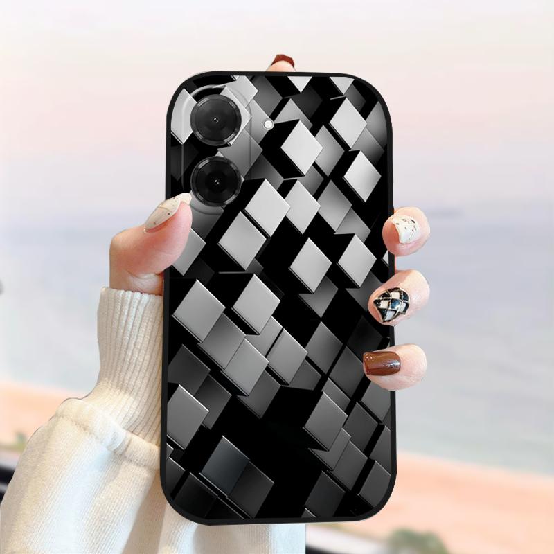 Для Xiaomi Poco C71 Чехол 25028PC03I 25028PC03G Силиконовый Мягкий ТПУ Чехол для Телефона Для Redmi A5 4G Модный Роскошный Защитный Чехол