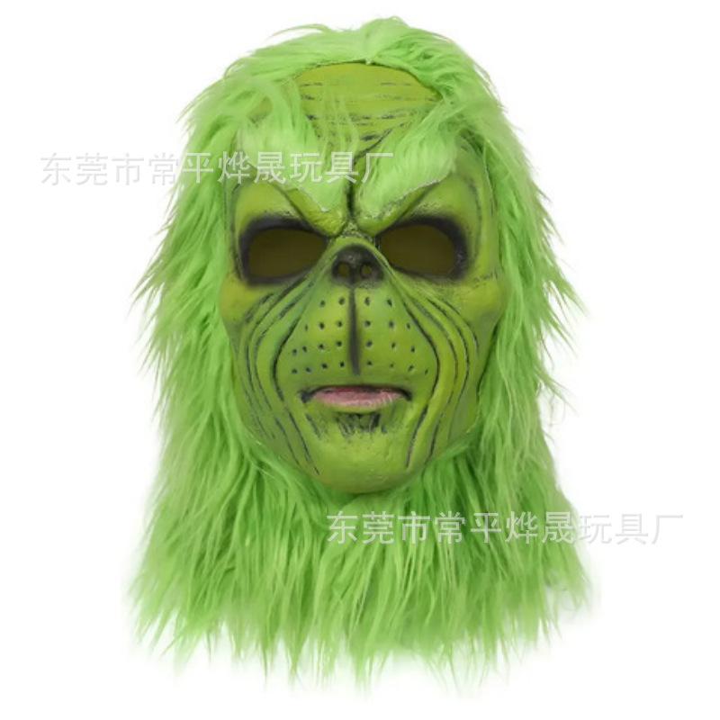 Halloween new arrival: beautiful old lady latex mask and headgear Old woman, bald man, mask