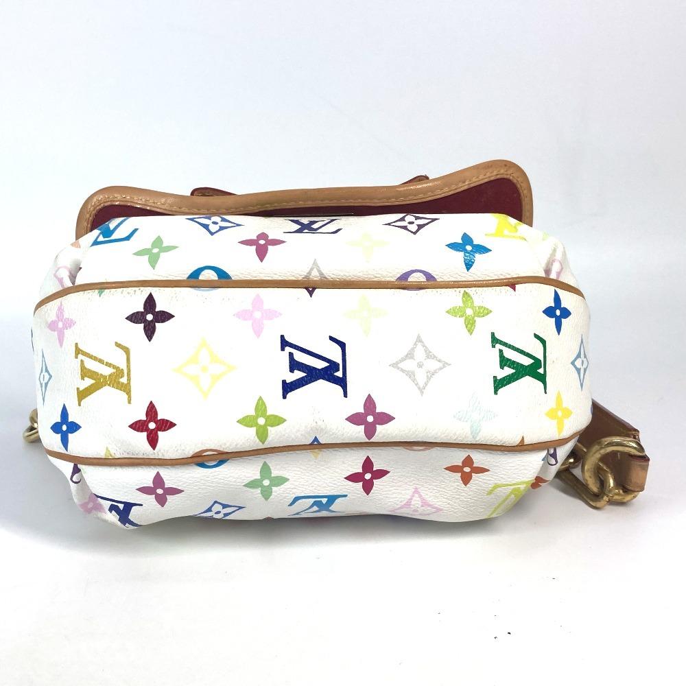 Louis Vuitton M40305 MonogramMulticolore Patty Ribbon Flap Handbag Shoulder Bag