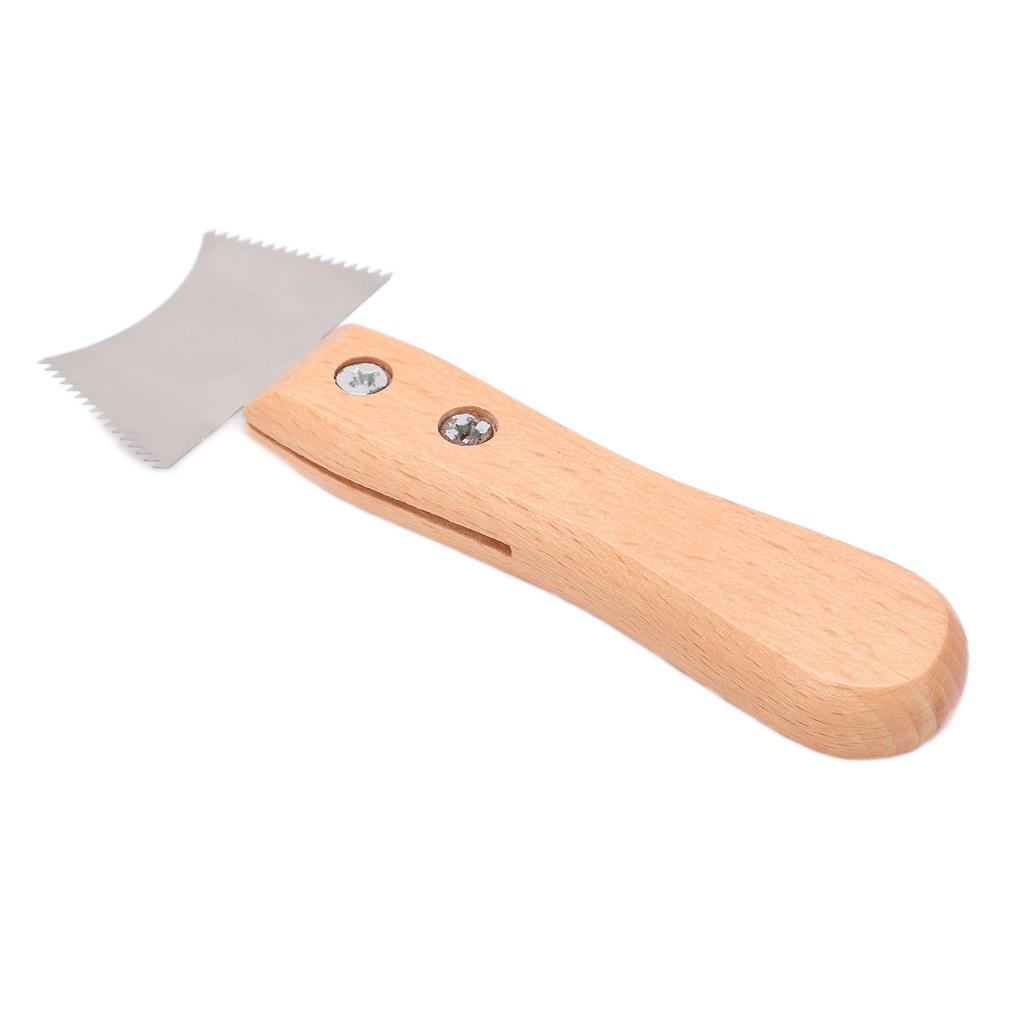 Пильное полотно для пропилов под лады, Нож для чистки ладов, Инструменты с ручкой из бука для музыкального инструмента M02835
