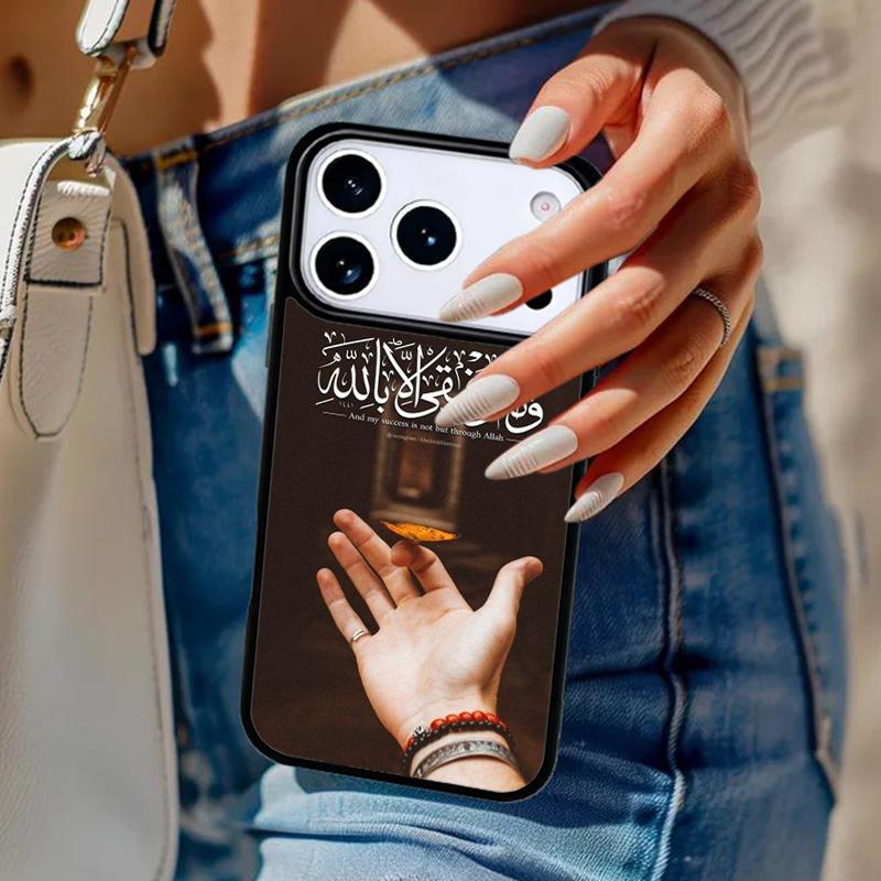 Мусульманский Ислам Бисмиллях Аллах Чехол для Телефона Для iPhone 17 Air 14 15 13 12 Max Чехол Для Apple 16e 11 Pro Max Plus Coque