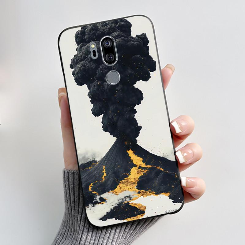 Casing For LG G7 ThinQ Case G710EM Luxury Dragon Cute Cool Boys Girls Soft TPU Black Silicone Matte Bumper LG G7ThinQ Back Cover