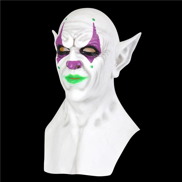 Horror Masquerade Supplies Full Face Adult Mask Halloween Latex Head Scary Mask