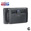 PD QC 3.0 3.1A Двойное USB гнездо автомобильного зарядного устройства DC 12(В)-24(В) Для дома на колесах, автомобиля, лодки, морской техники, автобуса, грузовика, мотоцикла, адаптер для быстрой зарядки