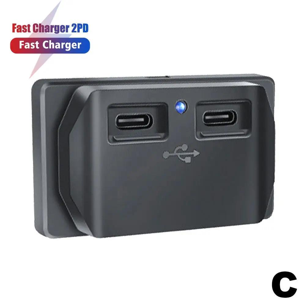 PD QC 3.0 3.1A Двойное USB гнездо автомобильного зарядного устройства DC 12(В)-24(В) Для дома на колесах, автомобиля, лодки, морской техники, автобуса, грузовика, мотоцикла, адаптер для быстрой зарядки