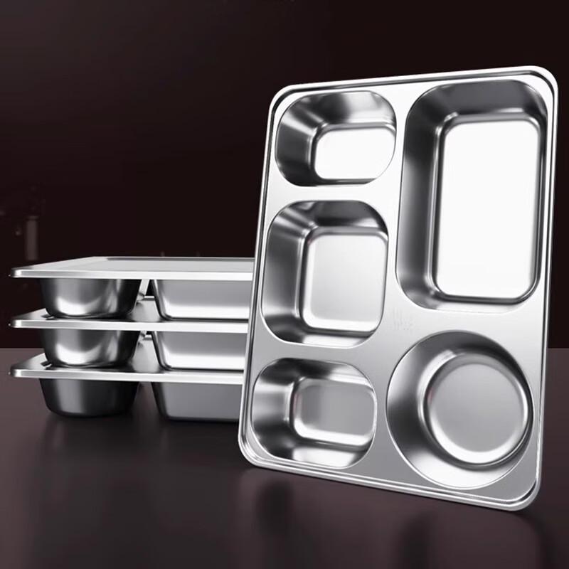 AVADEN Stainless Steel Divided Meal Tray
