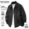 Мужская замшевая куртка свободного кроя Mark Fairwhale в стиле casual