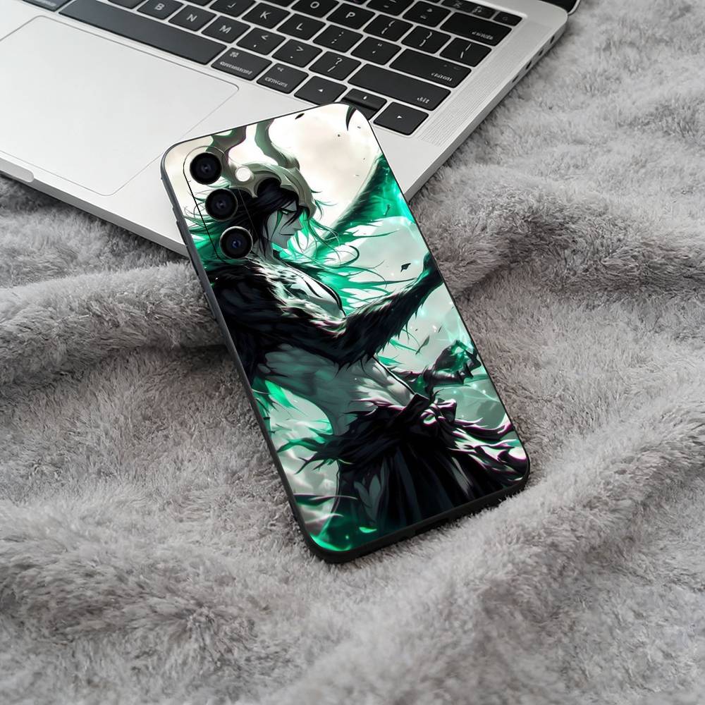 B-BLEACH Soft Silicone phone Case for Samsung Galaxy A73/A71/A72/A70/A53/A52/A51 - Black