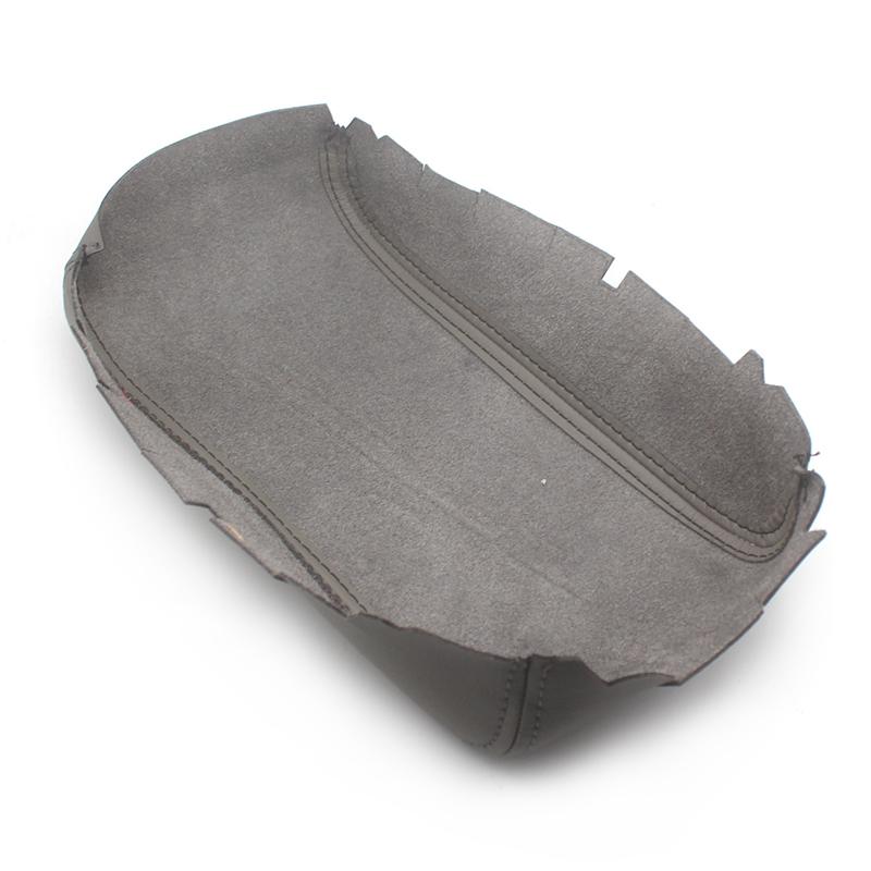 Серый цвет для Honda Civic 10th Gen 2016 2017, внутренняя дверная ручка автомобиля, панель/центральный подлокотник, кожа из микрофибры