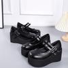 Female Lolita Cute Mary Janes Pumps Platform Wedges High Heels Women's Pumps Sweet Gothic Punk Shoes Woman