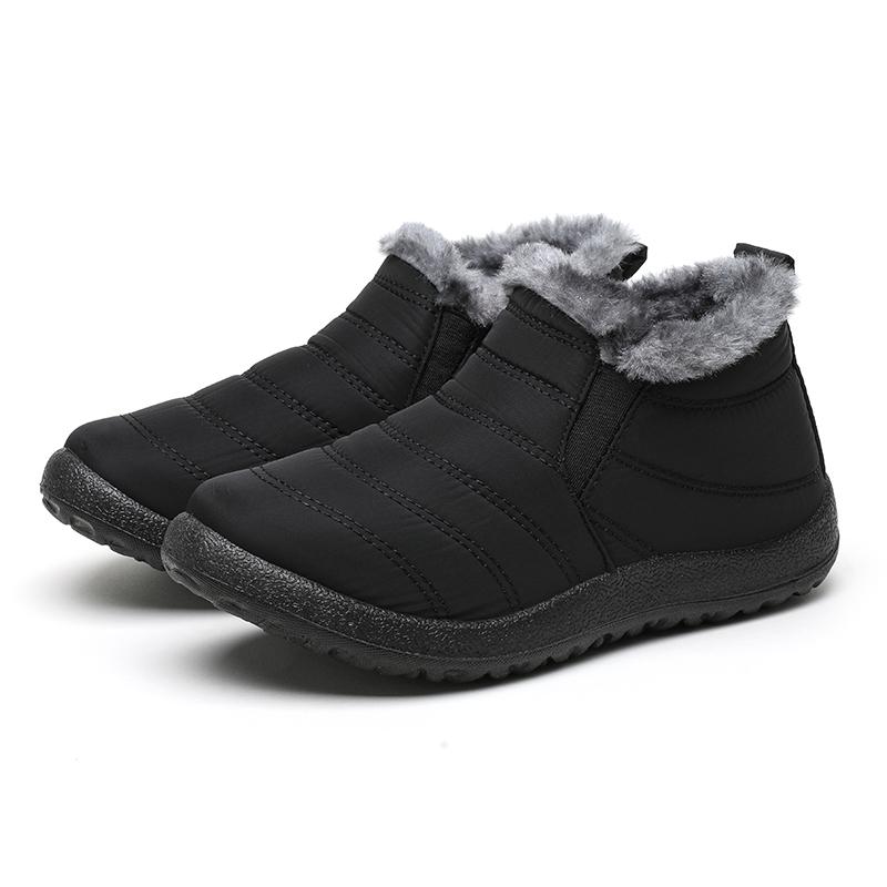 Fashion Women Boots Snow Fur Women Shoes Slip On Platform Plush Women's Boots Waterproof Ankle Boots New Winter Shoes Botas Mujer