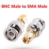 5 шт. РЧ разъемов BNC штекер к SMA штекер адаптер для устройств беспроводной локальной сети коаксиальный кабель WiFi любительские или портативные радиостанции