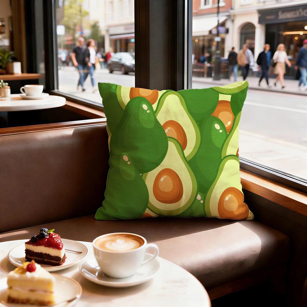 print pattern Avocado print Cushion Cover Decorative Cushion Cushions Covers Cover Sofa x Pillow Piece x x