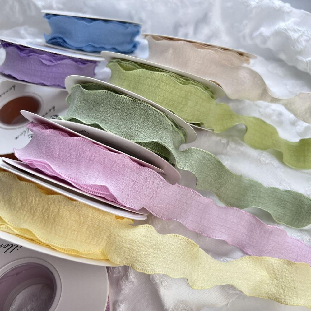 Подарочная упаковка Букеты Шифоновая лента 10 ярдов DIY Декор Новые ленты из пряжи «рыбий хвост»