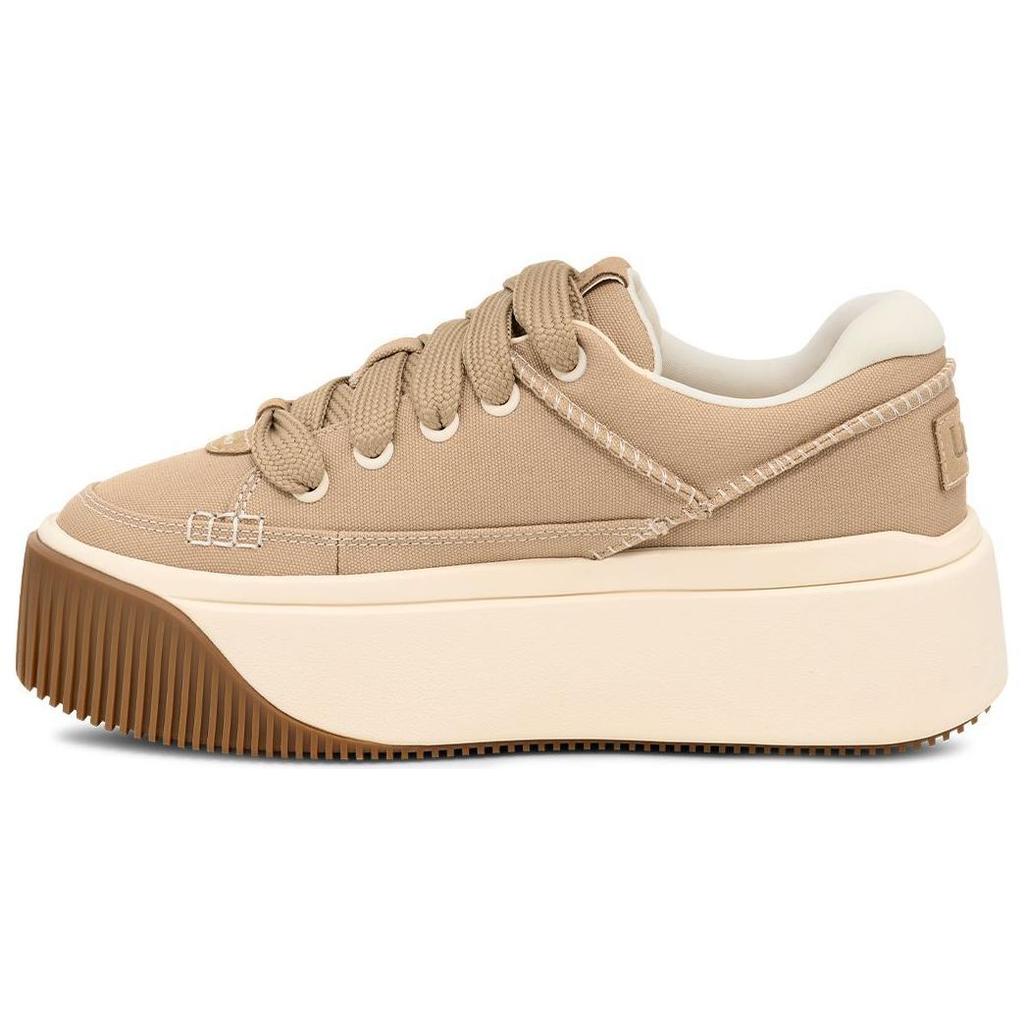 UGG Fashion Platform Fabric Comfortable Stylish Non-Slip Increased Height Low-Top Sneakers Men Sneakers Brown 1167499-MDSD