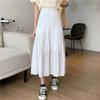 Summer Women's Patchwork Half-body Skirt Literary Fresh Long Skirt High Waist A-line Large Swing Skirt Casual Skirt