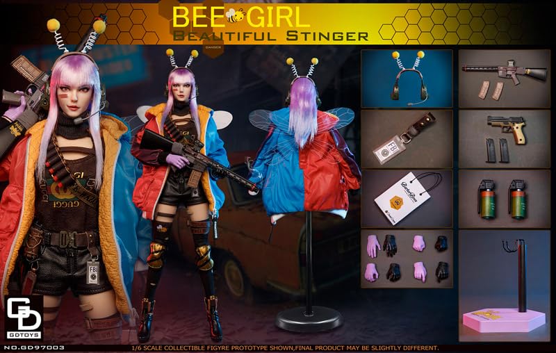 Фигурка BEE GIRL Красивое Жало GDTOYSGD97003 1/6 (Девочка-пчелка)