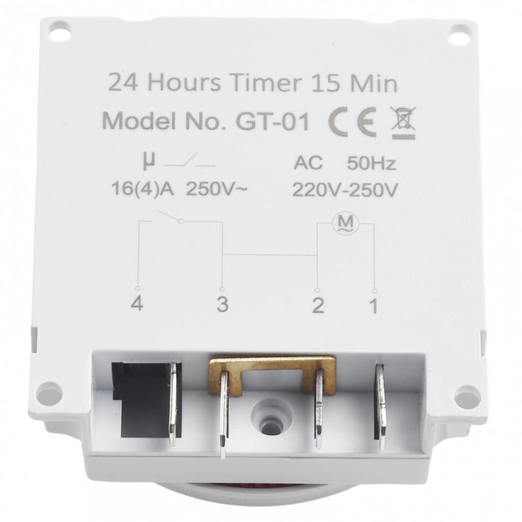 Таймер-переключатель 24 часа Многофункциональное механическое промышленное устройство времени Панель