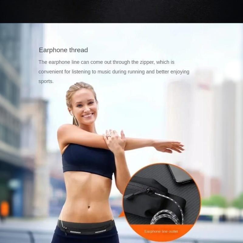 Running Waist Bag Waterproof Adjustable Strap Lightweight Fanny Pack for Cycling Hiking Outdoor Activities