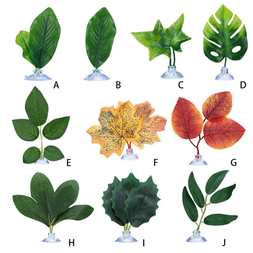 Hammock Resting Oviposition Leaves Simulation Fish Tank Plants Betta Leaf Aquatic Plants