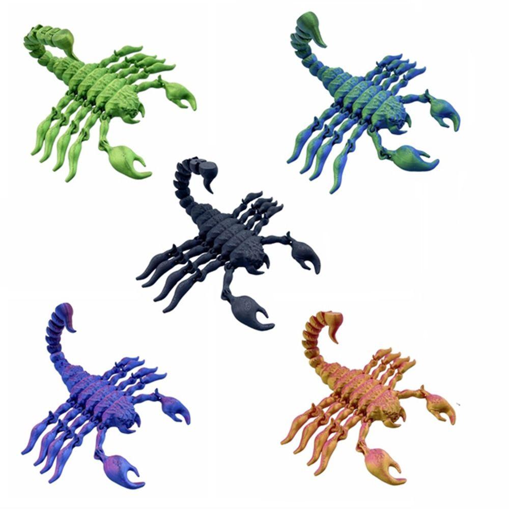 Articulated 3D Printed Simulation Toy Creative Animal Simulation Model Model Display