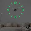 No Punching Creative Luminous DIY Wall Clock Acrylic Clock Simple Living Room Bedroom Decoration Clock