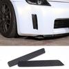 Для Nissan 350Z 2003 2004 2005 2006 из мягкого углеродного волокна, передний бампер автомобиля, боковое воздуховыпускное отверстие, накладка, наклейка, автомобиль