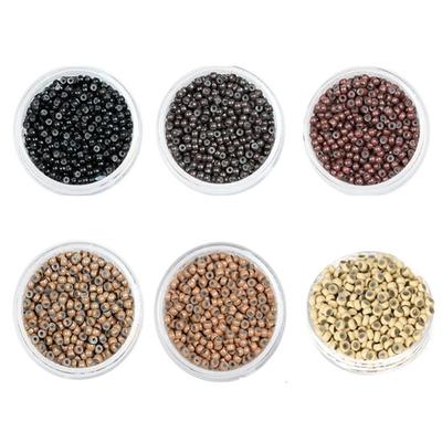 1000 шт. микробусины силиконовые нано кольца кольца для волос литые бусины для волос салон